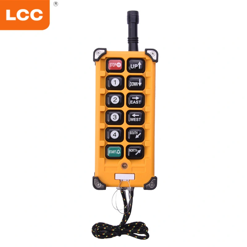 F23-Bb 10 Key Industrial Push Button Pack Remote Control for Crane Single Speed