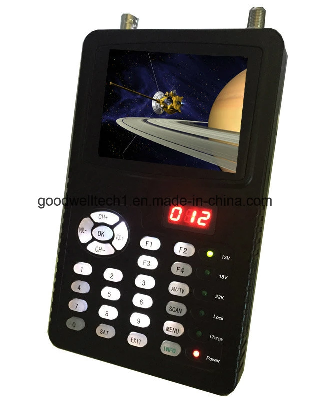 Ordinateur de poche de nouvelle conception de 3,5" Full HD Digital Satellite Finder soutien Test caméra CCTV