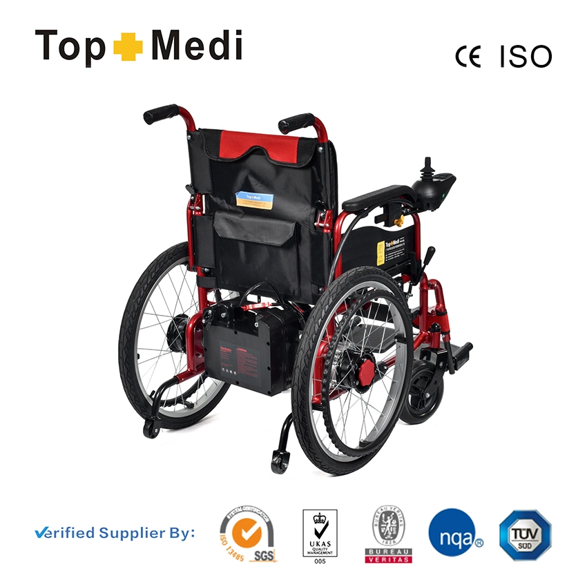 Topmedi Easy Folding Power Elektro-Rollstuhl für Behinderte