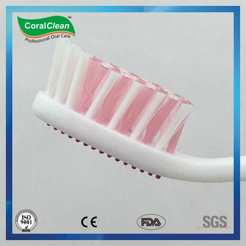 Big Handle Toothbrush with Tongue Cleaner Headback