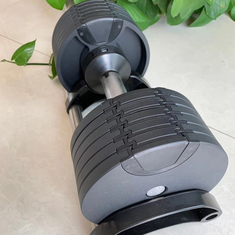 Good Quality Anti-Slip Cast Iron 20kg Dumbbell Stainless Steel 32kg Weights Dumbbells Set for Sale