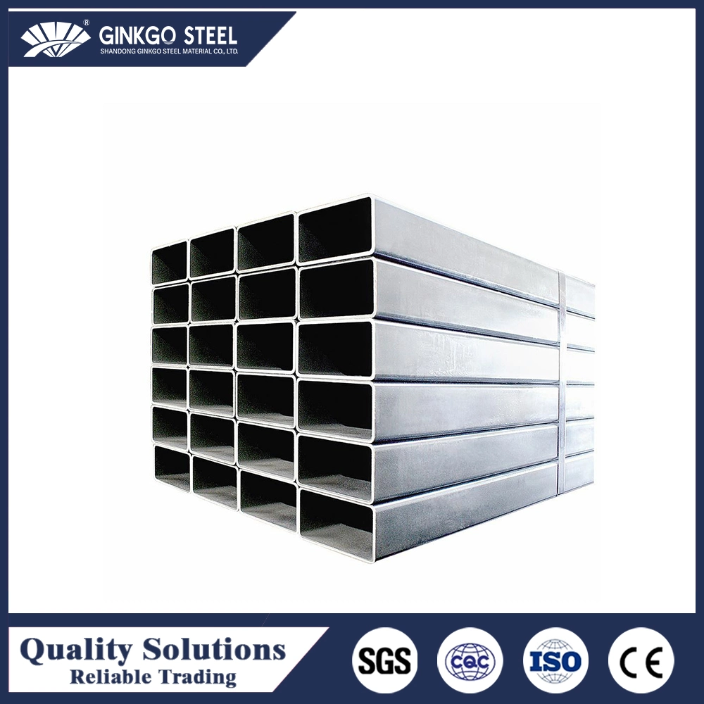 Galvanized Square Tube/Galvanized Rectangular Tube/Pipe Structure Building Tube for Construction/House Decoratioin Square Pipe Factory Low Price Tube