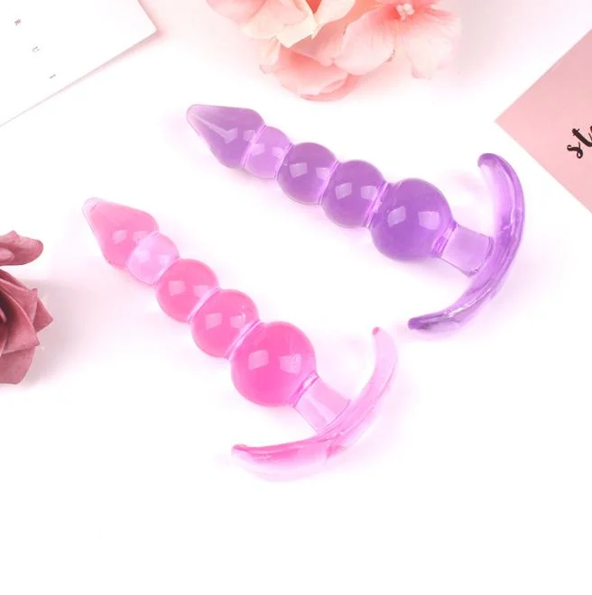 Anal Butt Vibrator Remote Control Silicone Butt Plug Anal Beads Vibrator for Men Prostate Massager