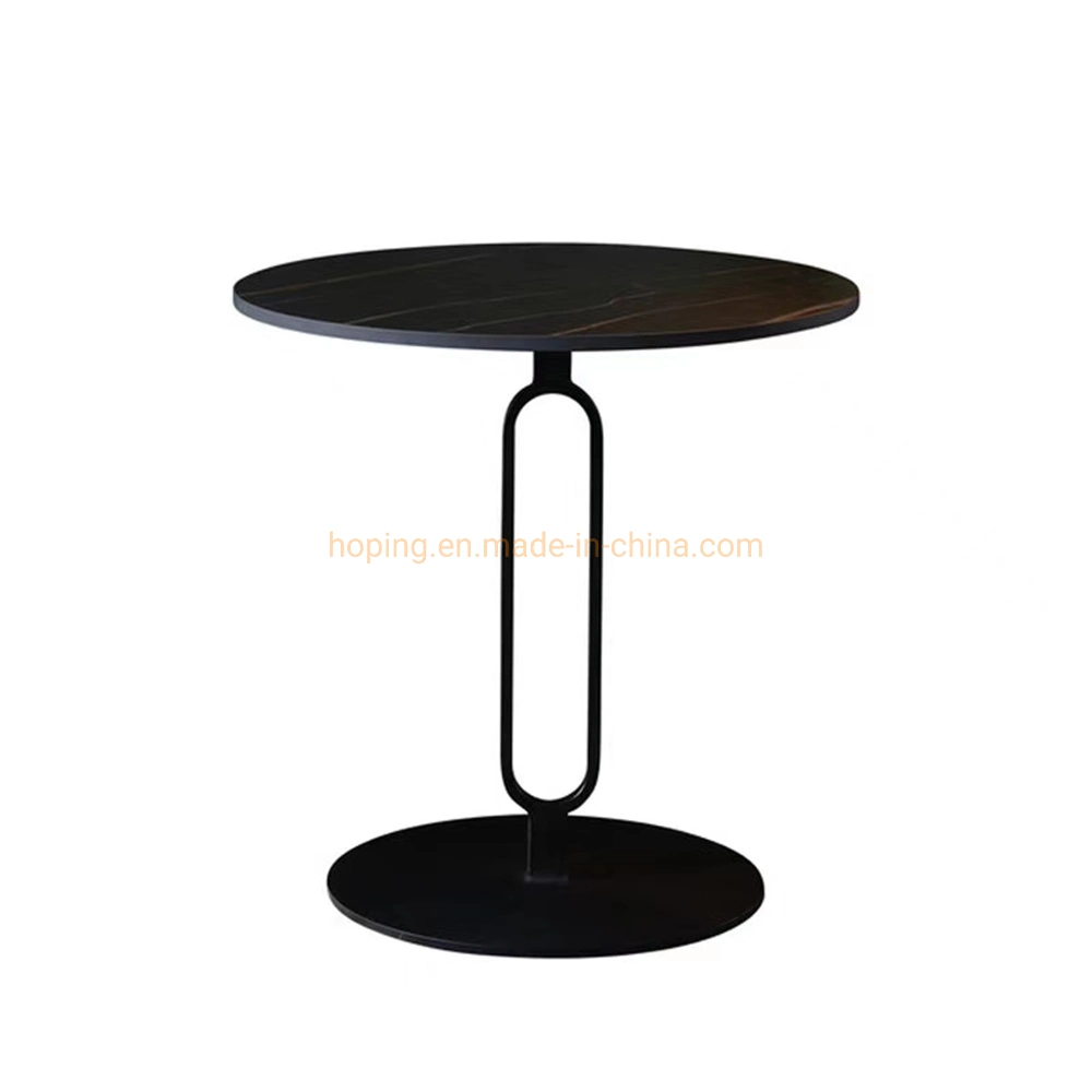 Commercial Sofa Coffee Table Black Glass Furniture Living Room Modern Bent Black Side Table