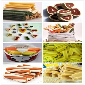 Popular Industrial Pet Chews Chewing Gum Extruder Molding Processing Machine