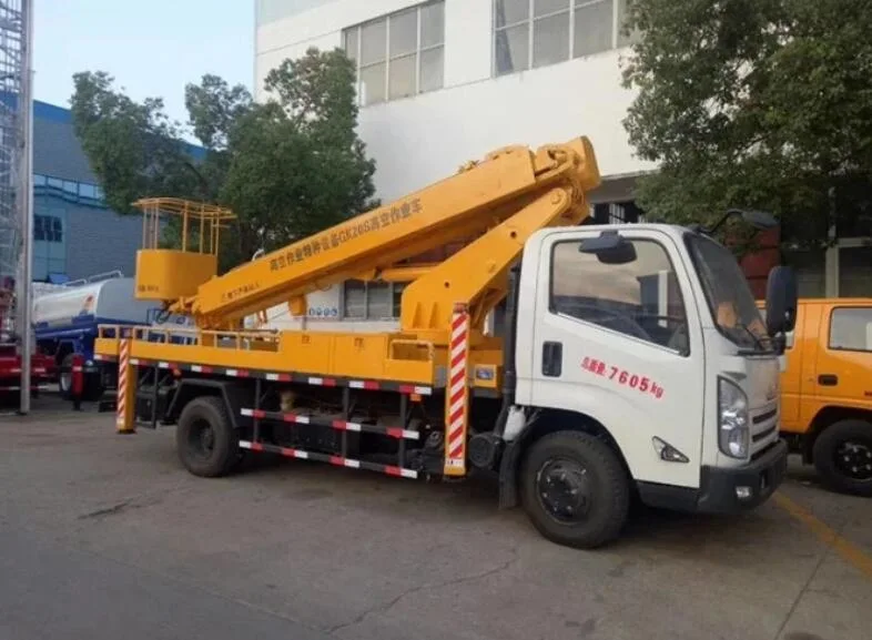 China Jmc 19 21 22 Metros de brazo telescópico de camiones de trabajo, el hombre carretilla elevadora