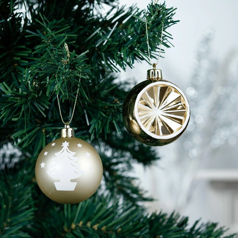 Xmas Decoration Glam Ornaments Kits Hand Print Bauble Fashion Christmas Tree Balls