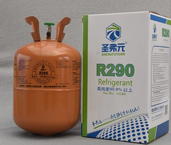 High Purity Propane Gas R290, 5kg Cylinder Refrigerant R290