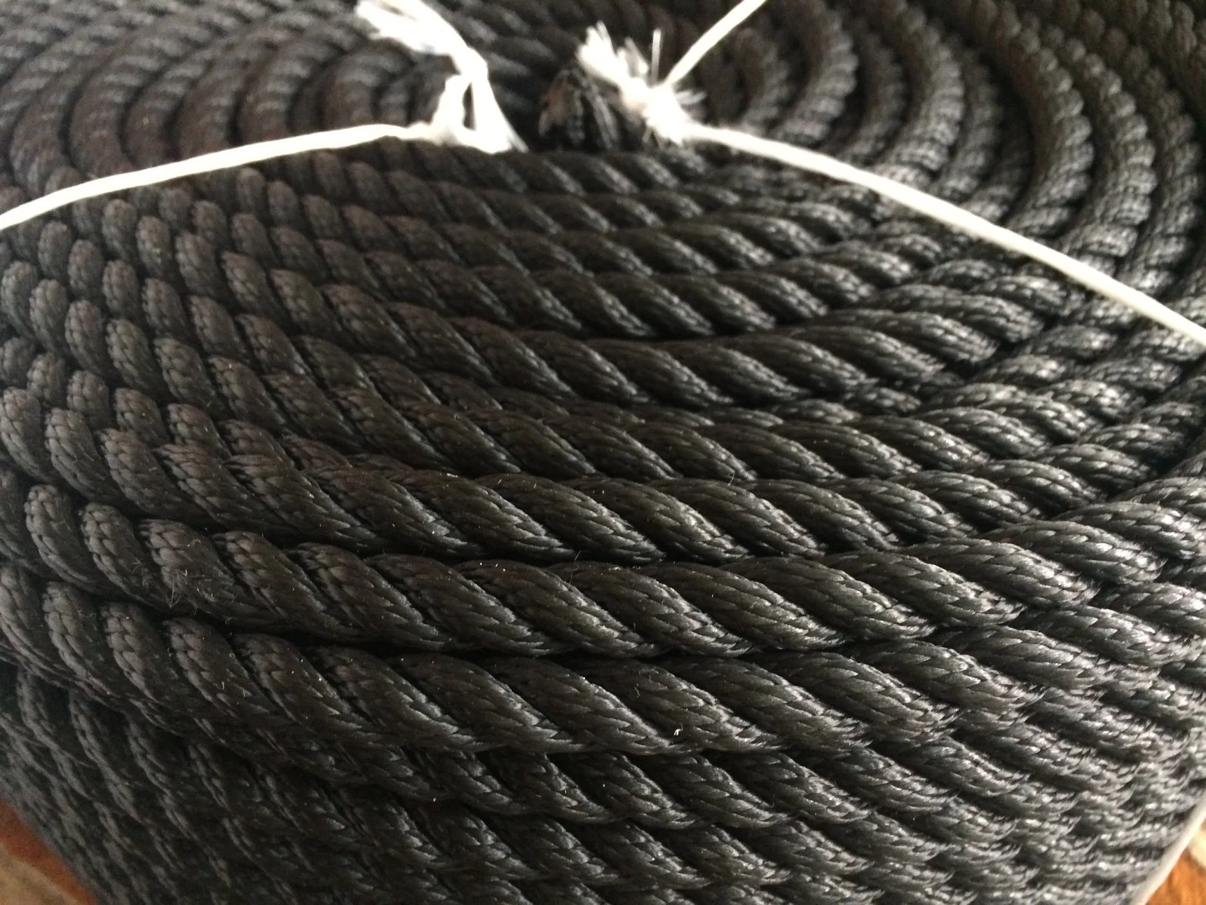 Corda torcida de nylon, fio sintético de 6 mm 3 Strand/3 Ply com alta qualidade