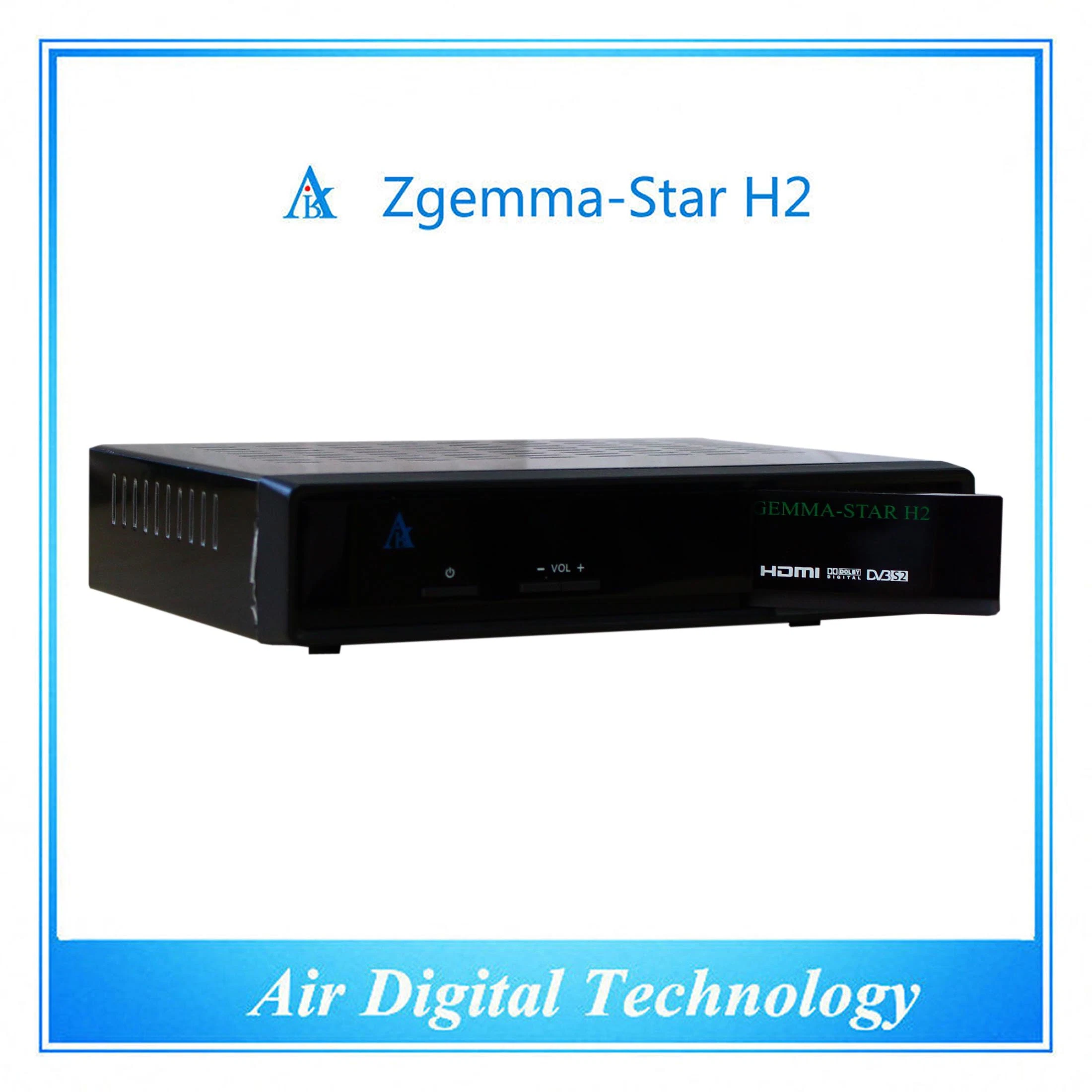 A DVB T2 DVB S2/S receptor de TV Digital Zgemma-Star H2
