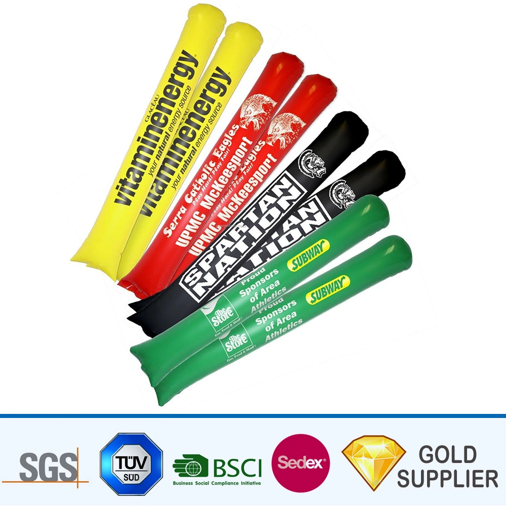Оптовая торговля дешевые пользовательские рекламные красочной печати Bang Bang Stick 80см твердых надувной воздушный баллон Cheering Clappers Memory Stick™ для событий