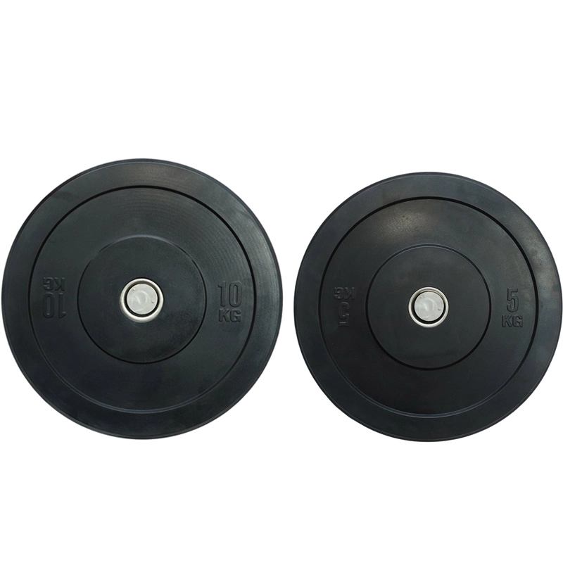 Factory Direct Sale Round Exercise Equipment Barbell Plates Black Barbell Weight Plate