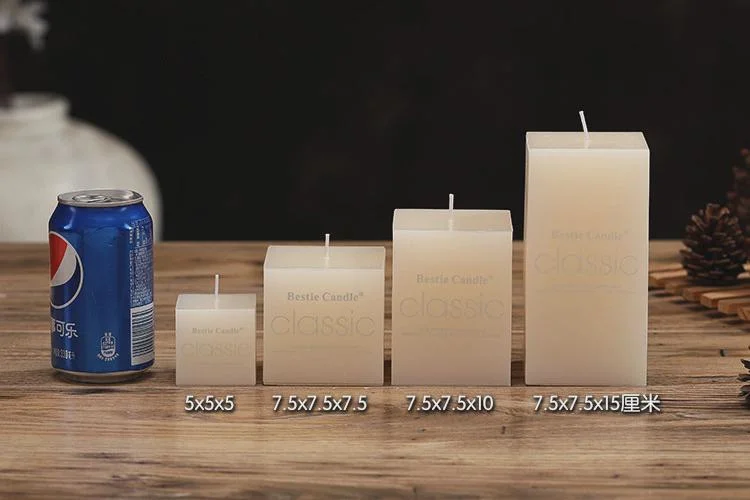 Candle Vendors White Stick Candle Smokeless Dripless Religious Candle