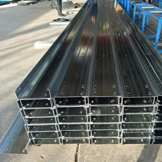 Customized Standard Golden 75X40 C Purlins Galvanized/Carbon Steel Profile C Section Roof Purlin Brackets