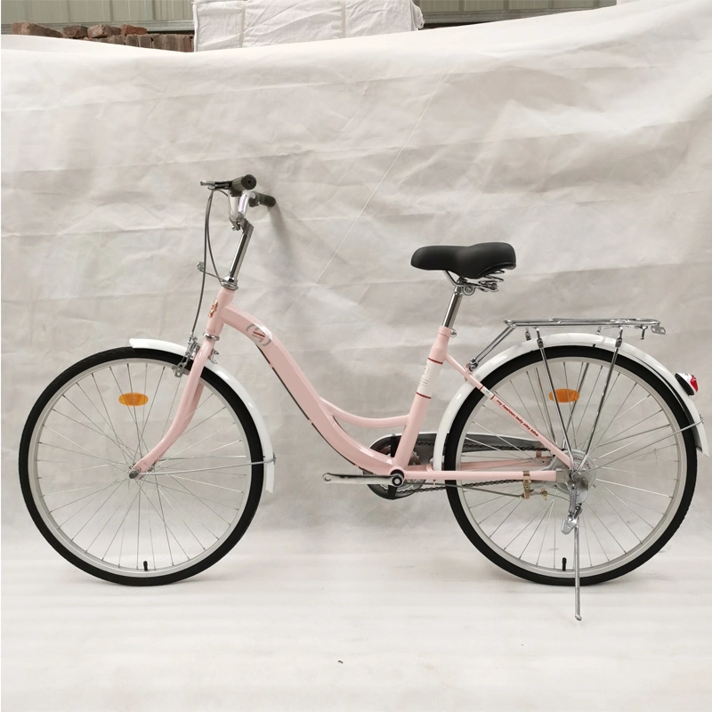 24*16 Inch Steel City Bike for Lady