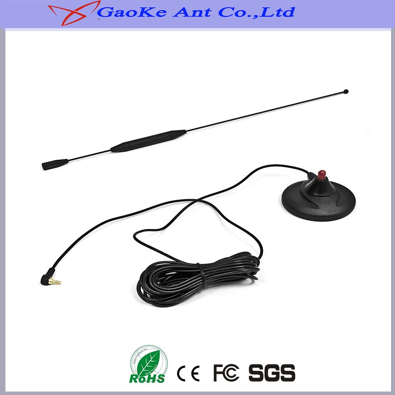 DVB-T Antenna 2.15dBi with Extension Cable Rg174 DVB-TV Auto DVB-T Antenna