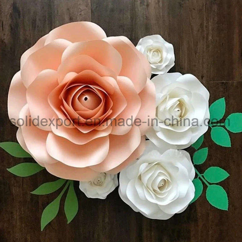 Simulation Flower Props Shop Window Rose Paper Flower Decoration