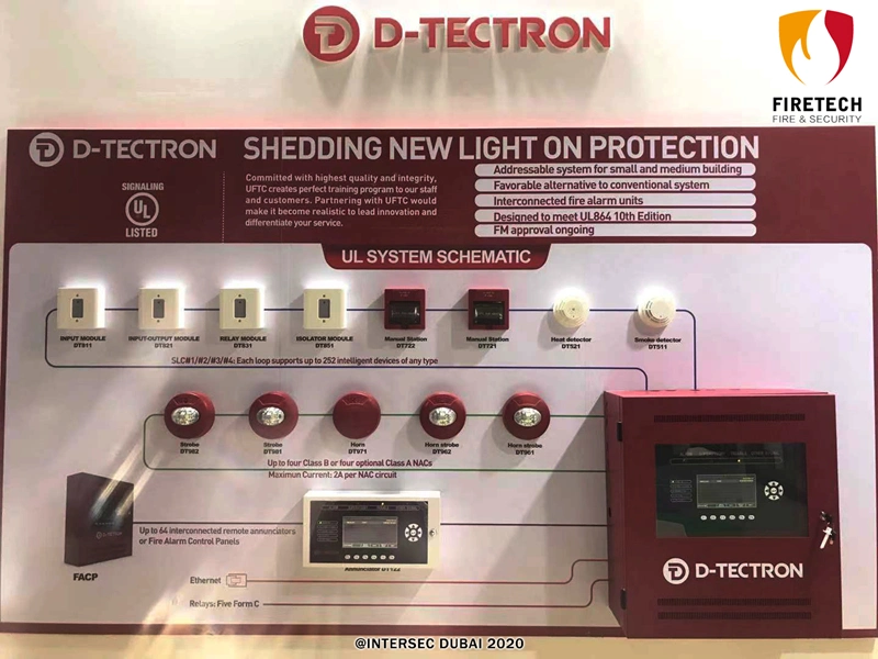 UL Listed Intelligent Fire Alarm System Relay Module Dt831