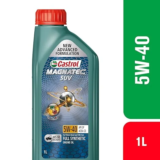 Castrol Magnatec SUV 5W-40 API S40 Acea C3 Full Synthetic Engine Oil for Petrol, CNG and Diesel SUV 1L, Available in Best Price