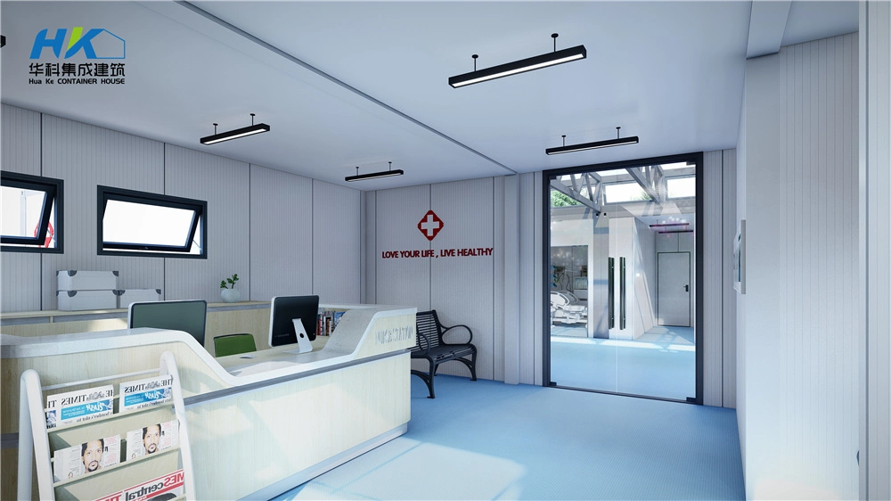 Low Cost Movable Prefab Prefabricated Modular Container Hospital /Clinic/Building.