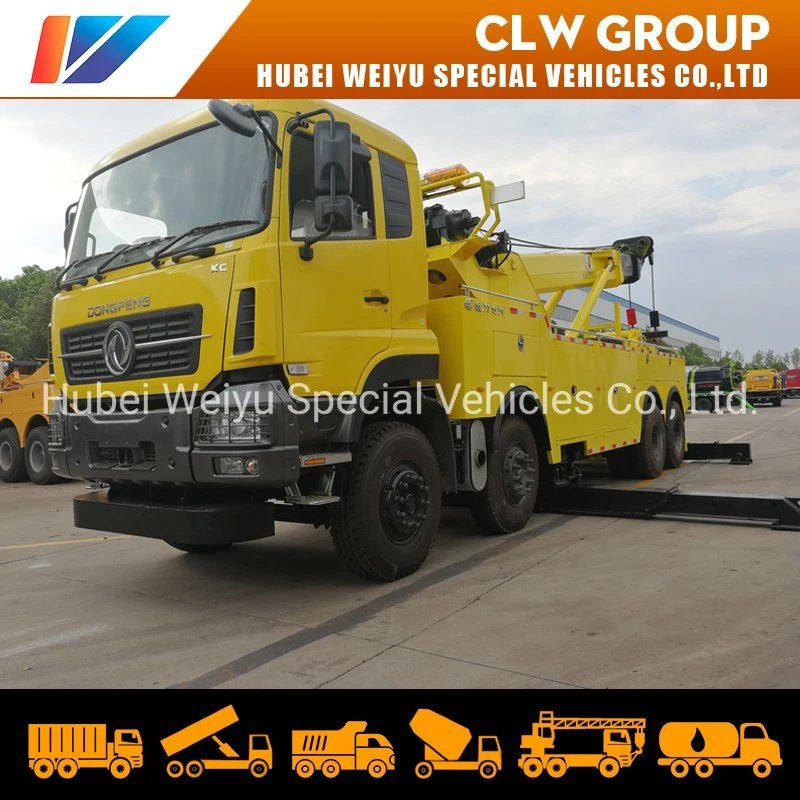 Heavy Duty 30t Road Recovery Truck/Road Wrecker/Tow Truck 30tons Dongfeng 8X4 Breakdown Recovery for Philippines