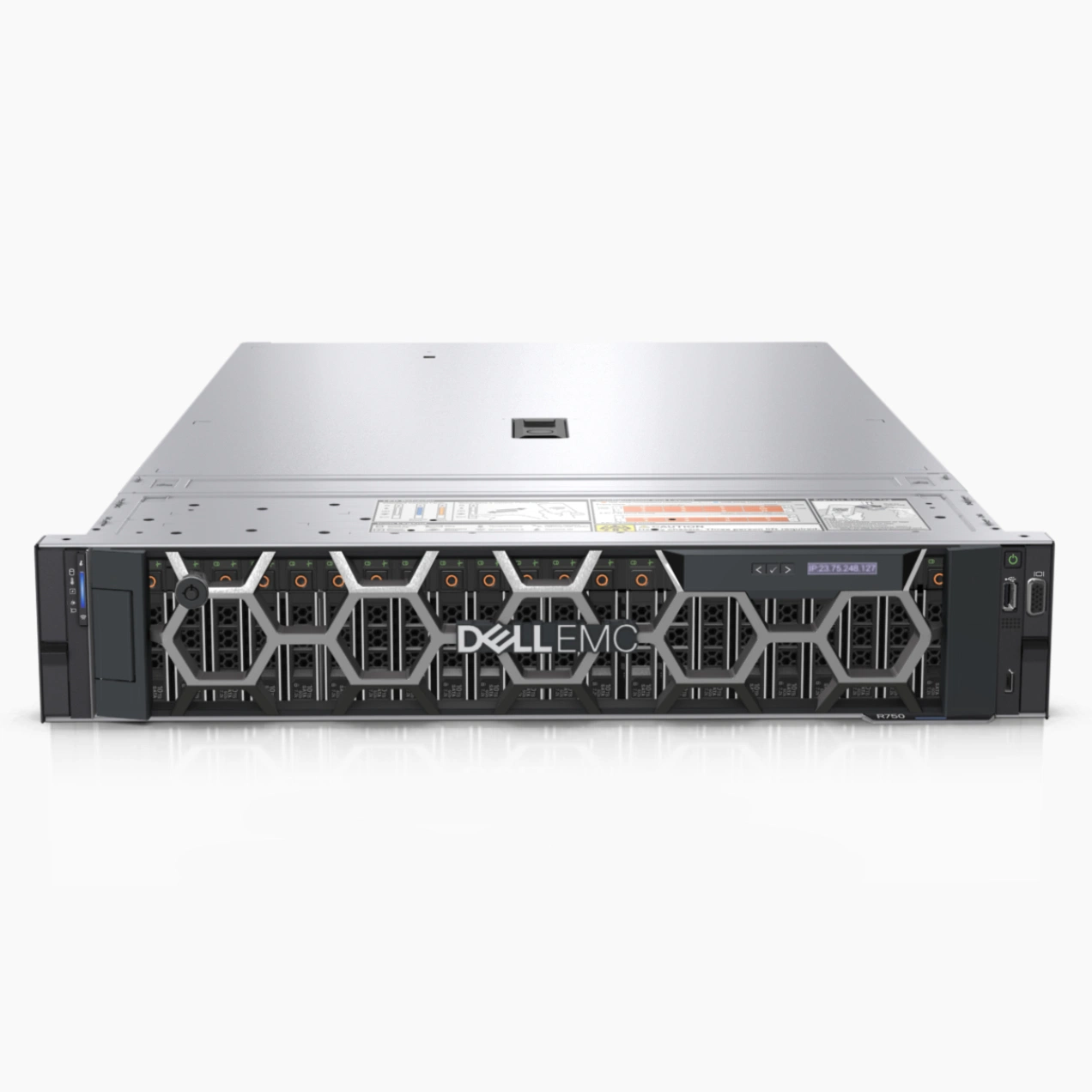 A DELL R750, rack 2U de nível corporativo EMC Storage Server Servidor Dell Poweredge R750