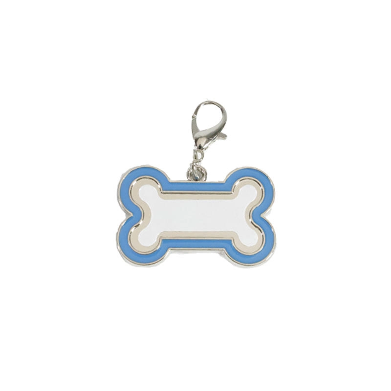 Bone Shape Sublimation Blank ID Pet Tags Customized Aluminum Insert Dog Name Tag