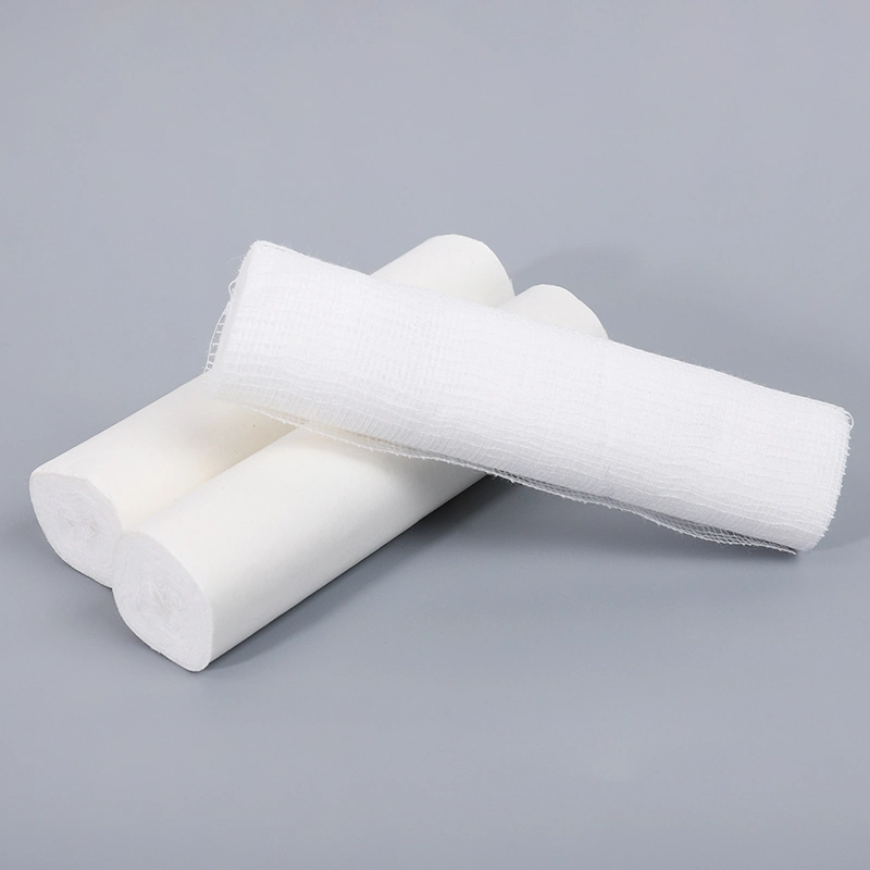 High Standard Dressing Medical Sterile Fabric Bandage Gauze Roll