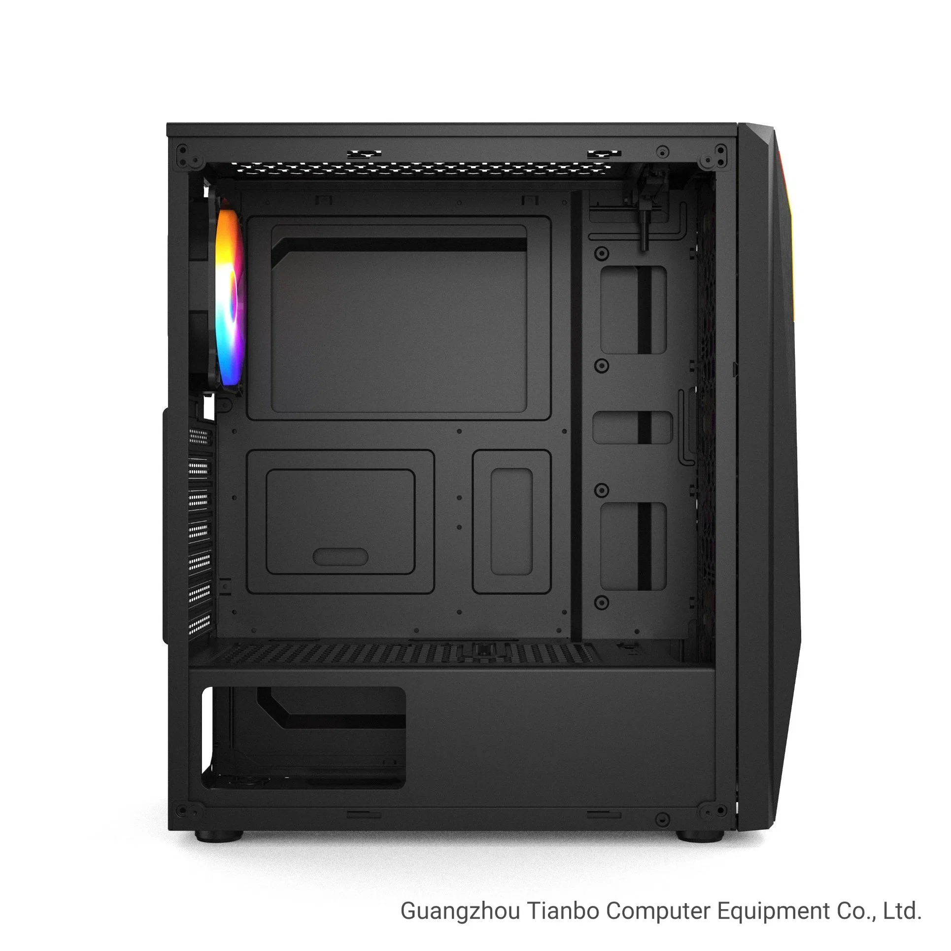 Gaming Computer Case with Fashion RGB Strip and Fans ATX PC Case