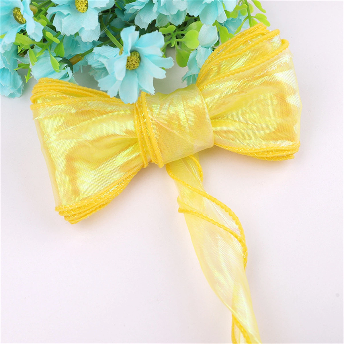 Magic Fishtail Yarn Ribbon Flower Ribbon Wholesale/Supplier Ribbon Flower Packaging Material Cake Ribbon