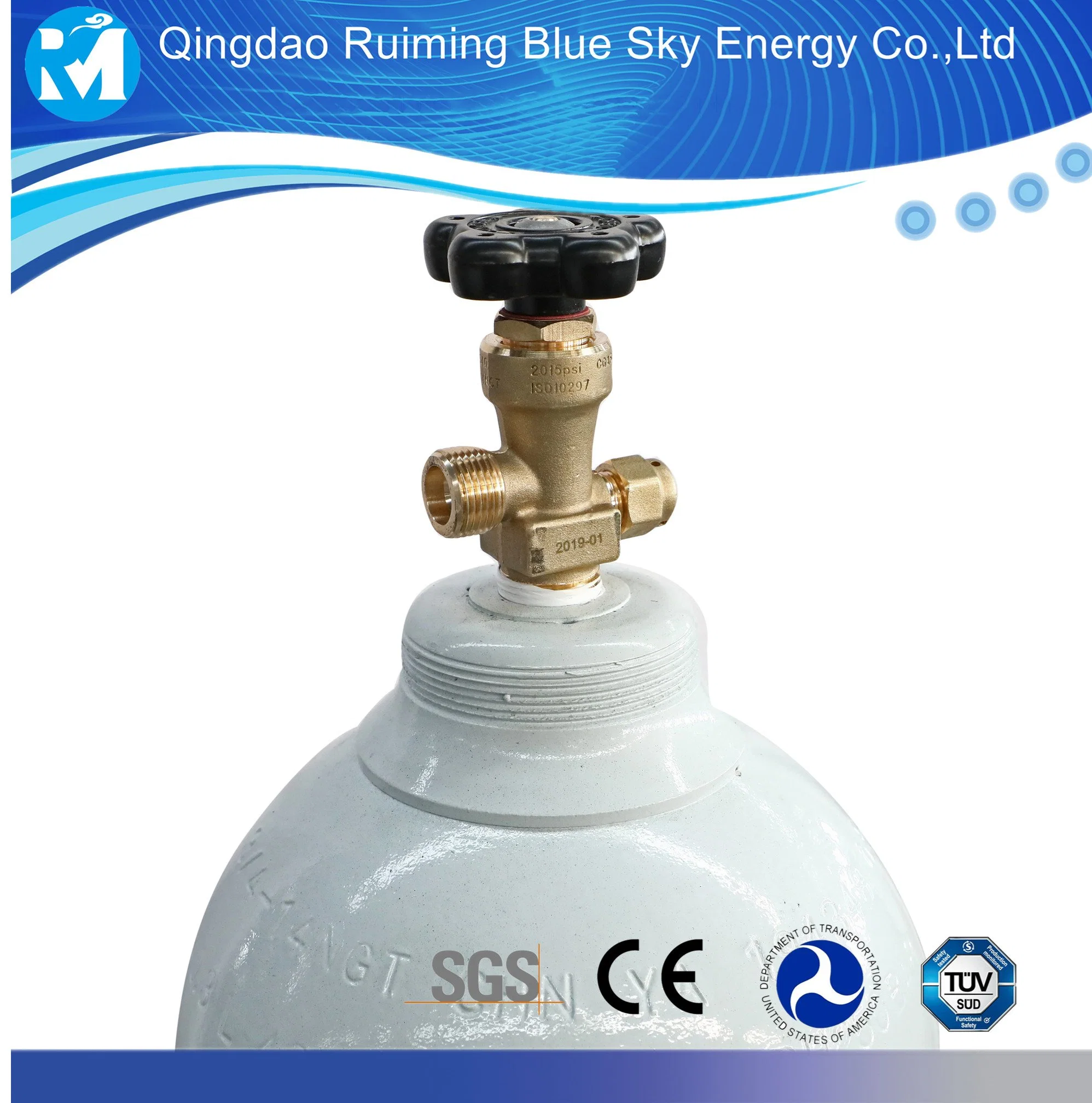 Oxygen Cylinder/Gas Cylinder with Nitrogen/ Oxygen /Hydrogen/ Argon /Helium /CO2 / Ethylene C2h4 / Hydrogen Gas Storage Tank