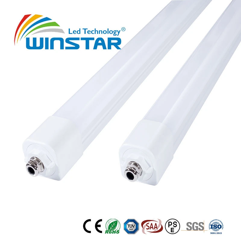 170LMW IP66 Warehouse Lighting Solution Dali Dimmable LED Tri-Proof Light/LED Linear Light