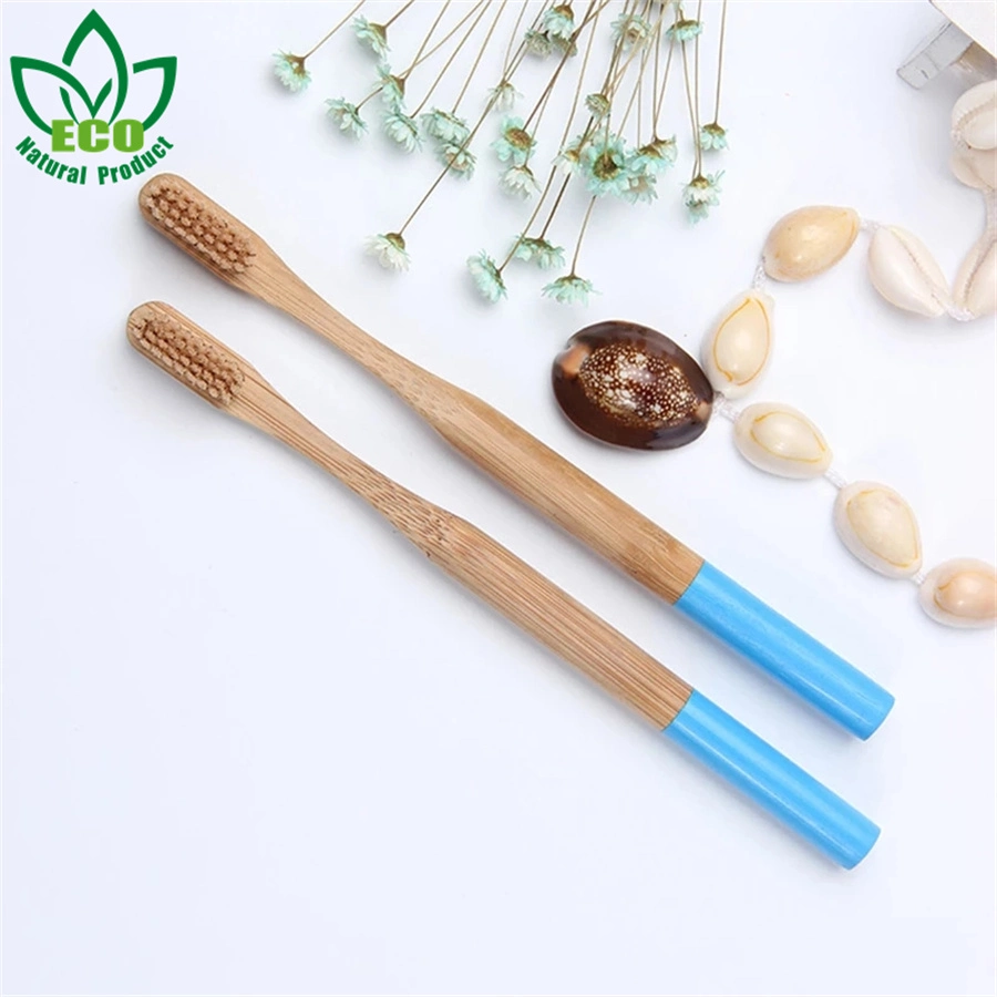 1 CERDAS macias material de bambu natural escova de dentes cuidado dentário