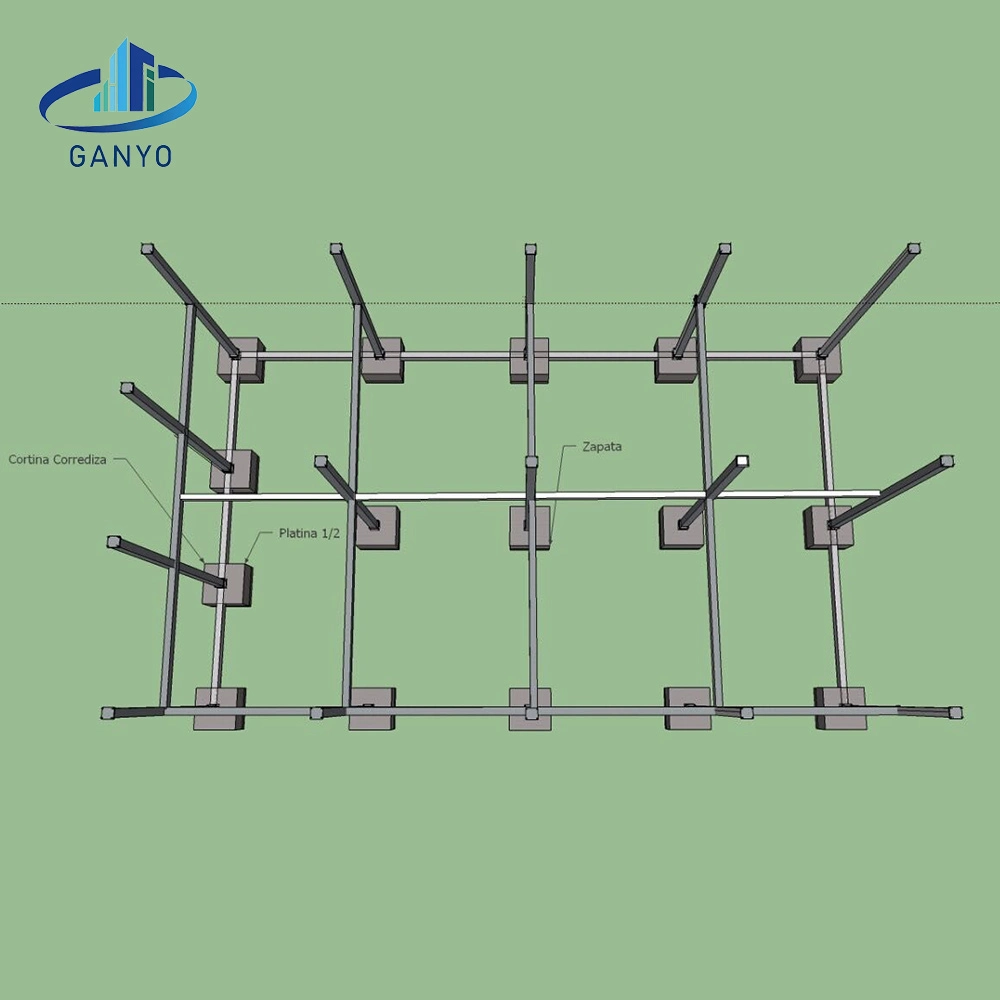 High quality/High cost performance  Prefabricated Warehouse Workshop Clear Span Customize Steel Frame Apartment Building Construction Structure