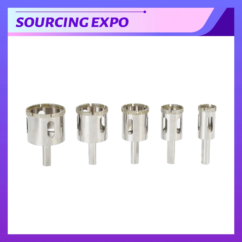 Electroplated Diamond Hole Saw Coated Drill Bit for Glass