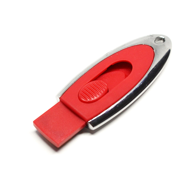 Customized Logo Creative Push-Pull USB Flash Drive Ellipse Gift USB Promo 2GB 4GB 8GB 16GB 32GB USB Pen Drive