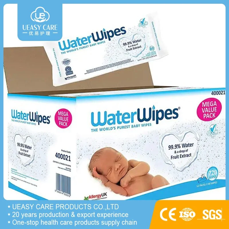 Unisoft Baby Wet Wipes Clean Hand Non-Woven Babies Water Wipes One Use Wet Towel