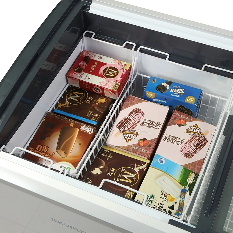 Original Factory Low Price OEM ODM Supermarket Glass Door Mini Fridge Commercial Refrigerator Ice Cream Fruit Meat Batch Chest Deep Freezer