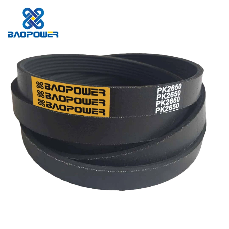 EPDM Poly Multibelt Automotive Pk Pm Pj Pl Ribbed Micro Moulded Serpentine Scooter Drive Courie De Cinturon De Ventilacion Correas Trapezoidales Motores V-Belts