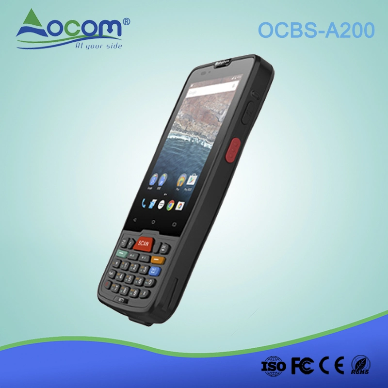 (OCBS-A200) ماسحة الرمز الشريطي ثنائية الأبعاد المحمولة Android 9.0 PDA لـ مراقبة المخزون