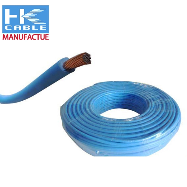 Cable de cobre de H07V-U de 2,5 mm de cable eléctrico Cable de aislamiento de PVC 6 mm2 Single Core la decoración de interiores el cable eléctrico