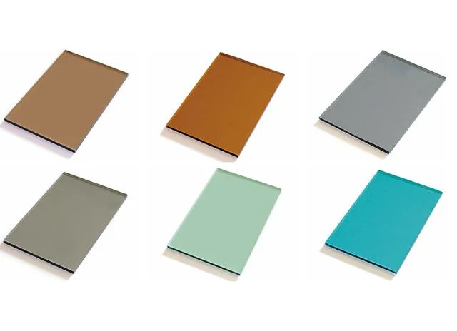 Wholesale 4mm 5mm 6mm 8mm Color Bronze Grey Blue Green Tinted Float Glass Building Tempered Glass Panel Price