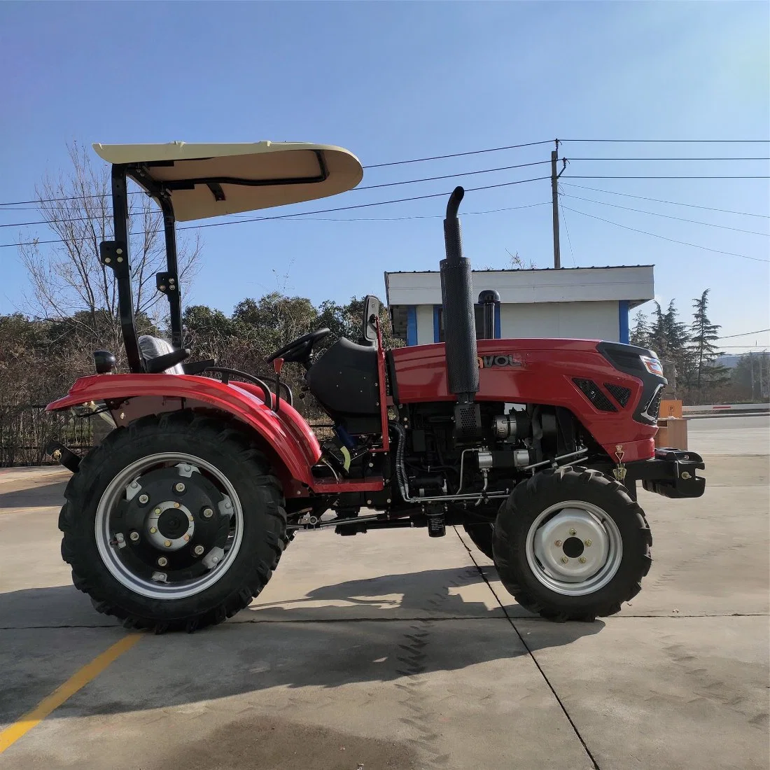 MOTEUR AGRICULTURA YTO 50 CH, entraînement par roue, cabine, Diesel, taille moyenne Tracteur agricole 4X4 50HP