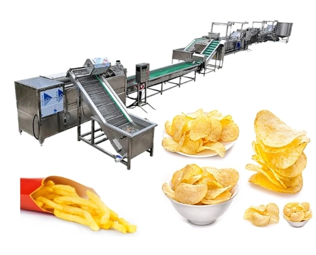 Industrial Frozen French Fries Manufacturing Equipment