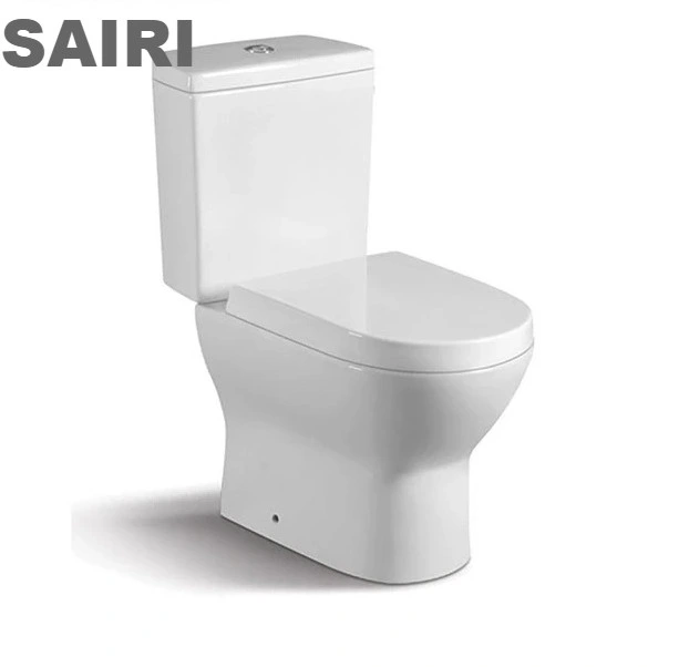 Sairi South Africa High End European Standard Ceramic Two Piece P/S Trap Ceramic Toilet From China