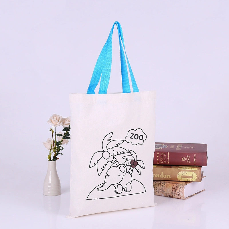 Advertising Canvas Bag, Small Cartoon Tote Bag, Promotion Gift Handbags