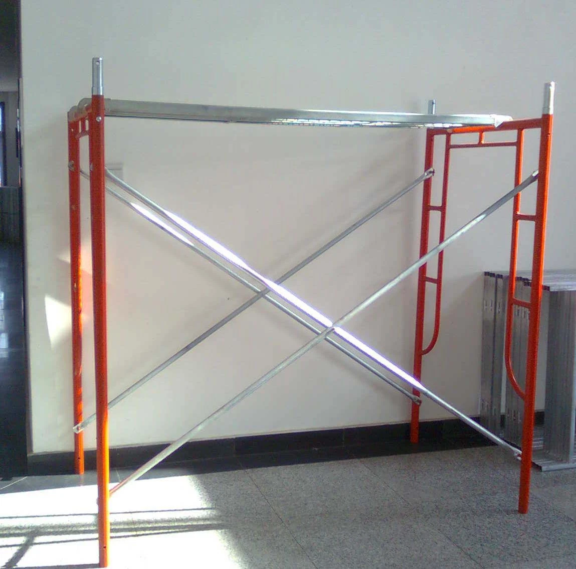 High quality/High cost performance  Steel Scaffolding Frame Set Price for Round Building Construction