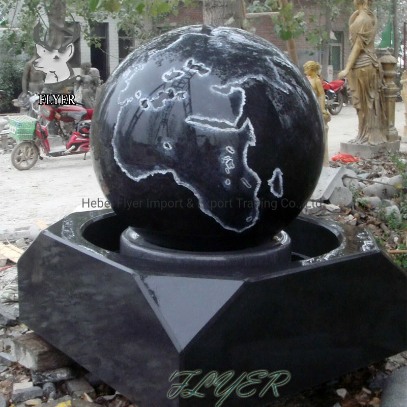 Factory Price Outdoor Garden Decoration Floating Fountain Ball Marble Water Ball Sculpture