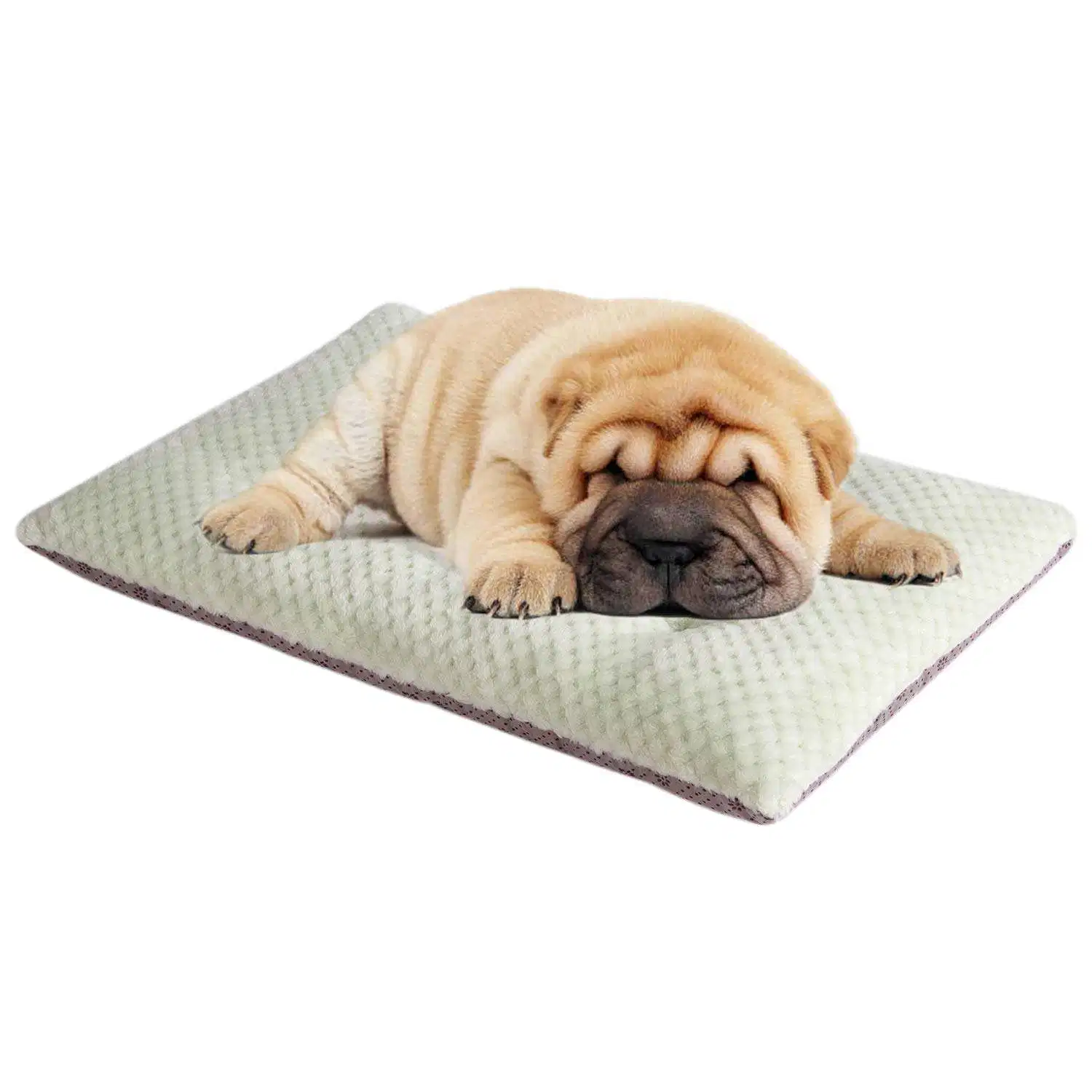 Machine Washable Super Soft Plush Cat and Dog Pet Bed Mat