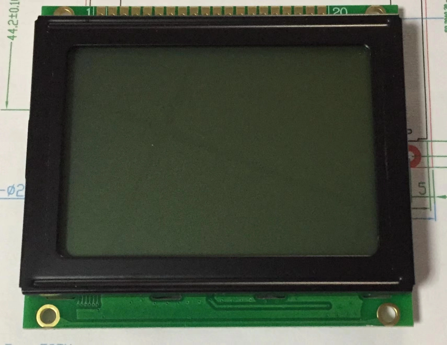 Custom COB Module Monochrome DOT Matrix LCD Module with PCB and Backlight